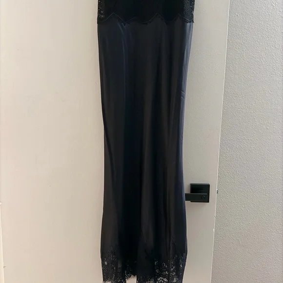 AllSaints Ophelia Slip Dress Silk Blend - Picture 7 of 10